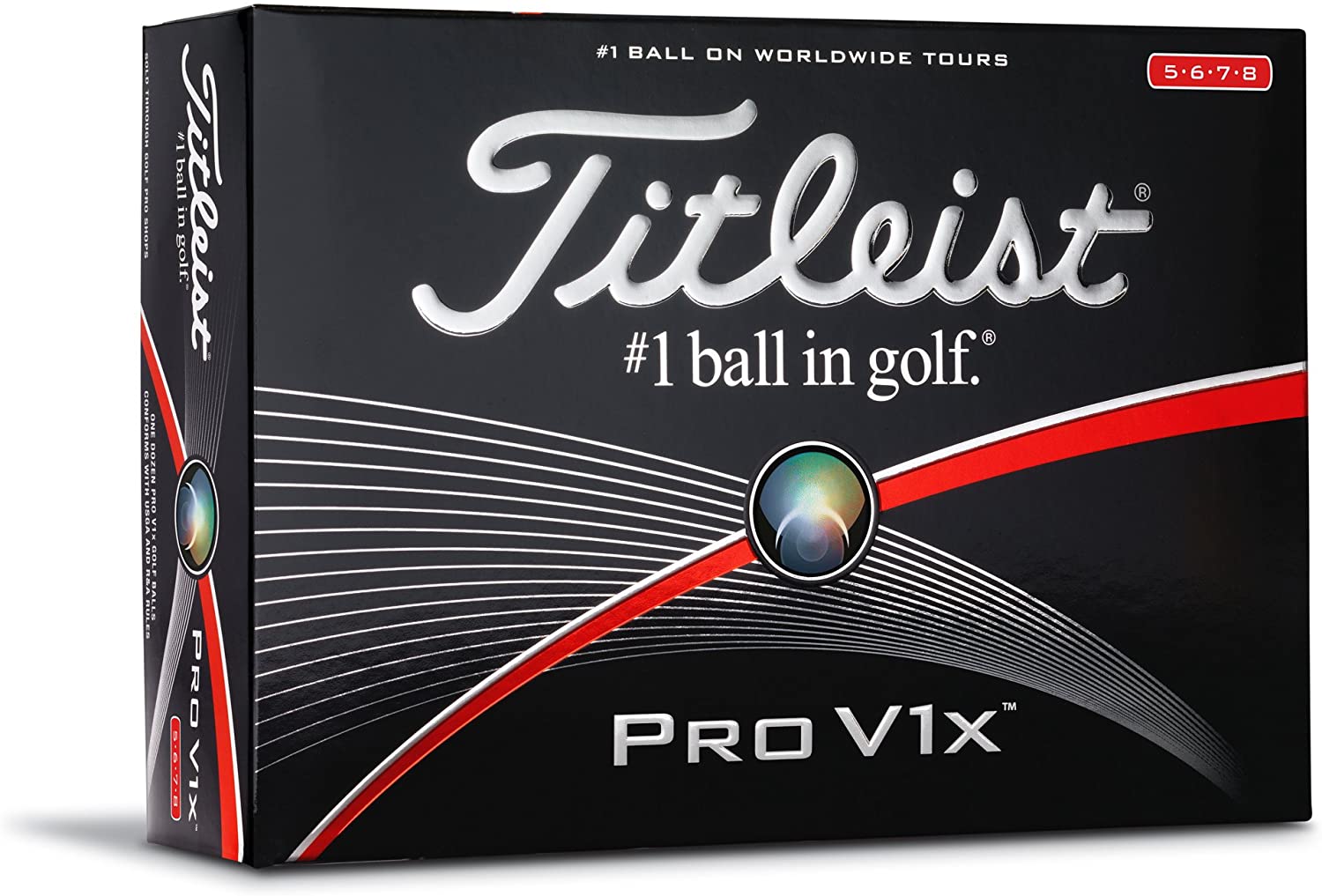 Geriausi golfo kamuoliukai vidutinio rango žaidėjams Titleist Pro V1x Prior Generation
