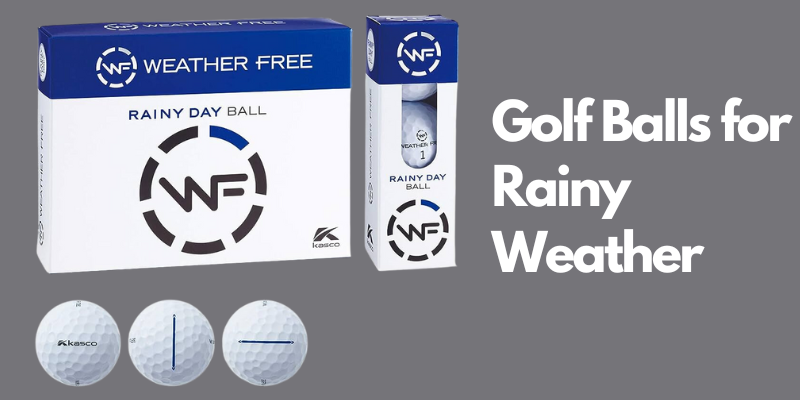 bolas de golfe para o tempo chuvoso