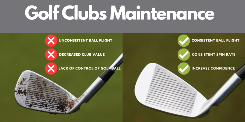 clubes de golfe - manutenção - limpeza