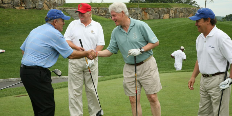 гольф-малліган-білл-клінтон-дональд-трамп